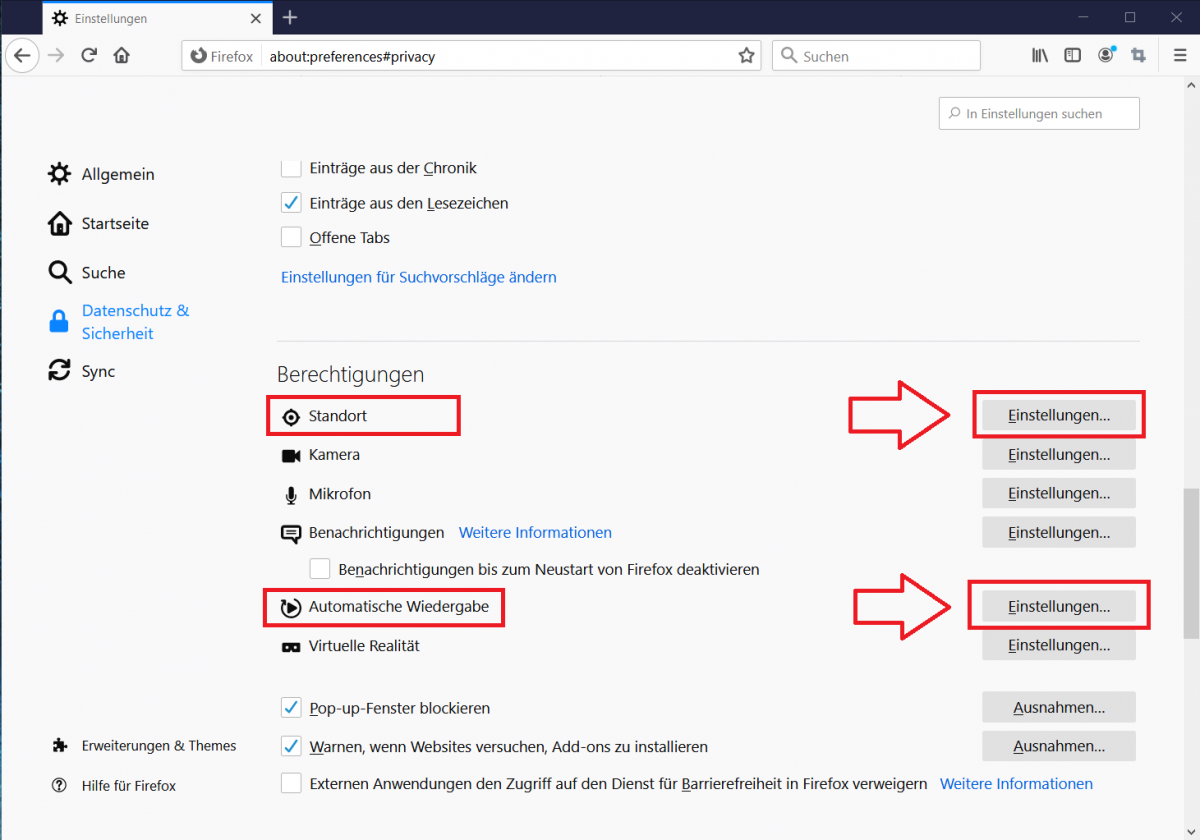 Schritt-für-Schritt-Anleitung: Datenschutz-Einstellungen bei Firefox ...